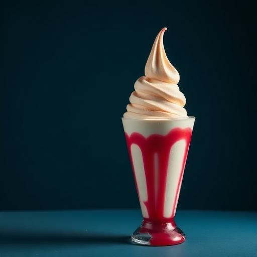 Raspberry Injected Sundae